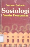 SOSIOLOGI : SUATU PENGANTAR