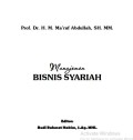 Manajemen BISNIS SYARIAH