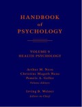 HANDBOOK of PSYCHOLOGY VOLUME 9 HEALTH PSYCHOLOG