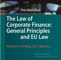 Image of The Law of Corporate Finance: General Principles and EU Law