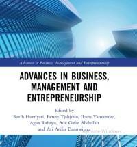 Image of Advances in Business, Management and Entrepreneurship